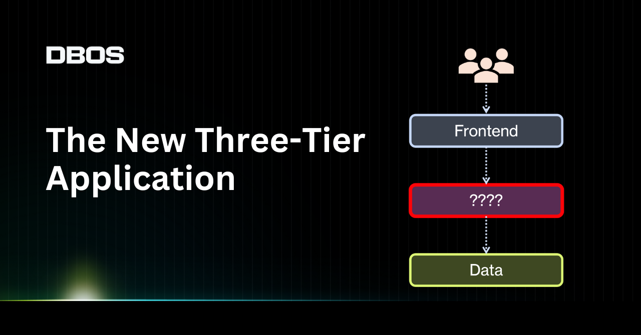 The New Three-Tier Application | DBOS